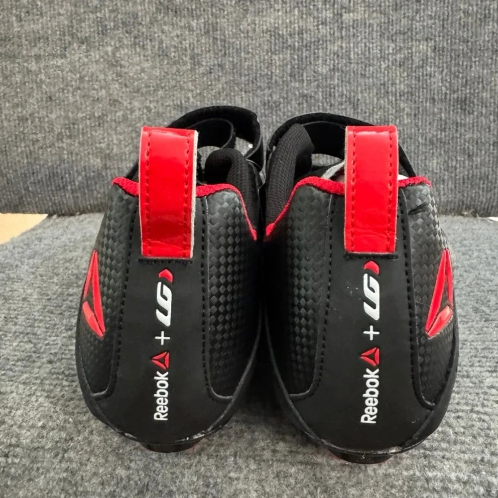 NWT Reebok x Louis Garneau Ergo Air Cycling Shoes Black Red Road Bike Mens 13